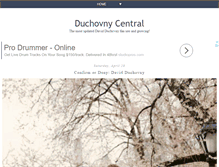 Tablet Screenshot of duchovnycentral.com
